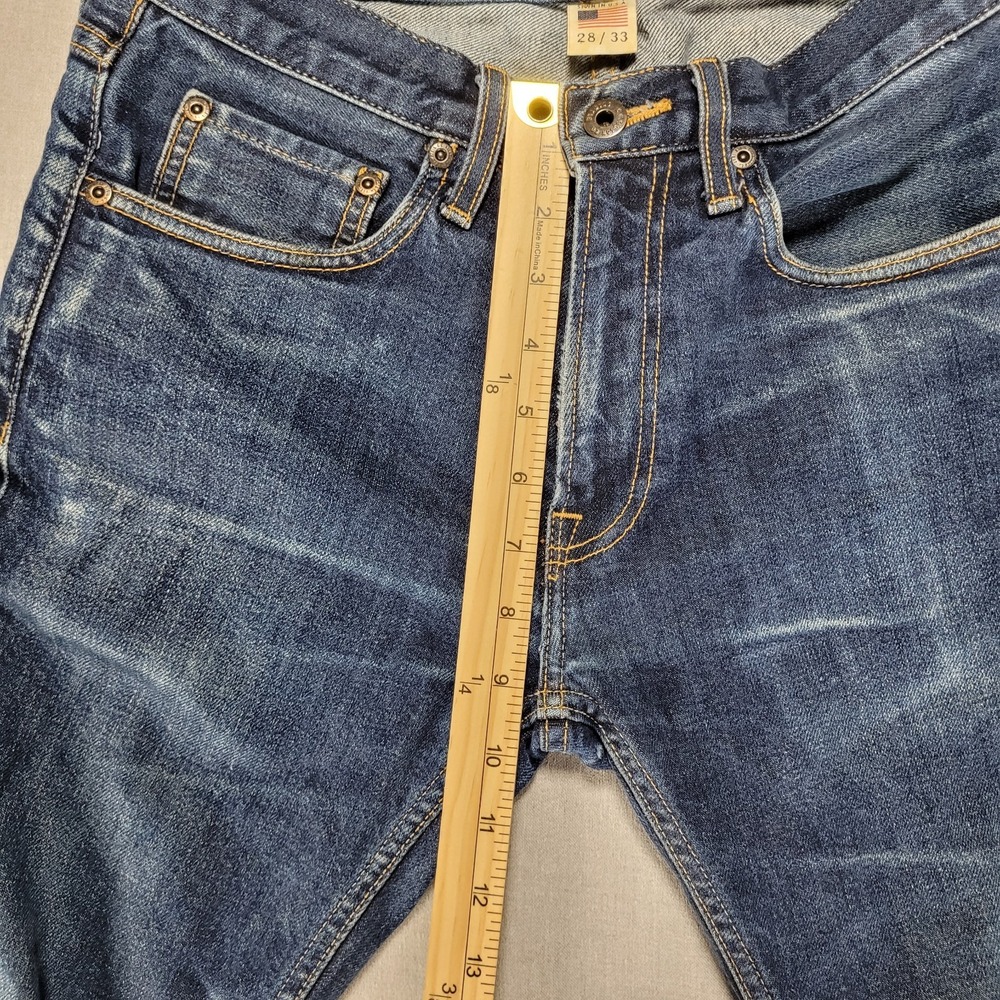 CC Filson Jeans Mens 28×27 Blue Indigo Outdoor Made In USA Denim (Tagged 28/33) - Picture 5 of 14